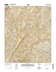 Belton West South Carolina Current topographic map, 1:24000 scale, 7.5 X 7.5 Minute, Year 2014