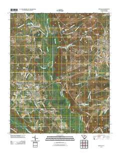 Bethune South Carolina Historical topographic map, 1:24000 scale, 7.5 X 7.5 Minute, Year 2011