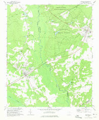 Bethune South Carolina Historical topographic map, 1:24000 scale, 7.5 X 7.5 Minute, Year 1970