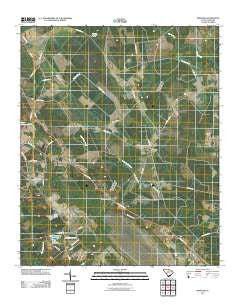 Bingham South Carolina Historical topographic map, 1:24000 scale, 7.5 X 7.5 Minute, Year 2011