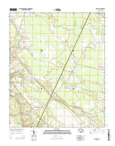 Bingham South Carolina Current topographic map, 1:24000 scale, 7.5 X 7.5 Minute, Year 2014