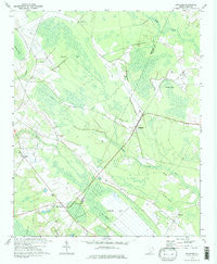 Bingham South Carolina Historical topographic map, 1:24000 scale, 7.5 X 7.5 Minute, Year 1972