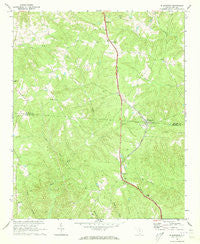 Blackstock South Carolina Historical topographic map, 1:24000 scale, 7.5 X 7.5 Minute, Year 1968