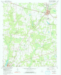 Blackville South Carolina Historical topographic map, 1:24000 scale, 7.5 X 7.5 Minute, Year 1979