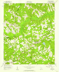 Blaney South Carolina Historical topographic map, 1:24000 scale, 7.5 X 7.5 Minute, Year 1953