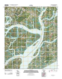 Bluffton South Carolina Historical topographic map, 1:24000 scale, 7.5 X 7.5 Minute, Year 2011
