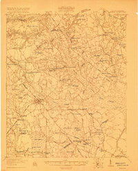 Bowman South Carolina Historical topographic map, 1:48000 scale, 15 X 15 Minute, Year 1920