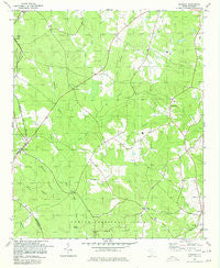 Bradley South Carolina Historical topographic map, 1:24000 scale, 7.5 X 7.5 Minute, Year 1978