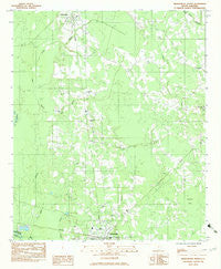 Branchville North South Carolina Historical topographic map, 1:24000 scale, 7.5 X 7.5 Minute, Year 1982