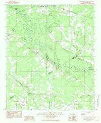 Branchville South South Carolina Historical topographic map, 1:24000 scale, 7.5 X 7.5 Minute, Year 1982