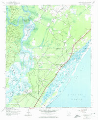 Brookgreen South Carolina Historical topographic map, 1:24000 scale, 7.5 X 7.5 Minute, Year 1943