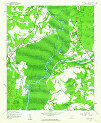 Bucksville South Carolina Historical topographic map, 1:24000 scale, 7.5 X 7.5 Minute, Year 1943