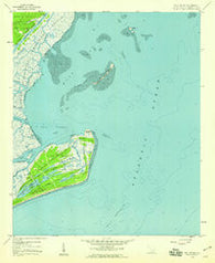 Bull Island South Carolina Historical topographic map, 1:24000 scale, 7.5 X 7.5 Minute, Year 1959