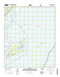 Bull Island South Carolina Current topographic map, 1:24000 scale, 7.5 X 7.5 Minute, Year 2014