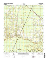 Butlers Bay South Carolina Current topographic map, 1:24000 scale, 7.5 X 7.5 Minute, Year 2014