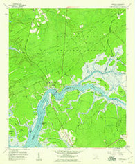 Cainhoy South Carolina Historical topographic map, 1:24000 scale, 7.5 X 7.5 Minute, Year 1958
