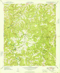 Calhoun Creek South Carolina Historical topographic map, 1:24000 scale, 7.5 X 7.5 Minute, Year 1949