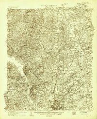 Camden South Carolina Historical topographic map, 1:48000 scale, 15 X 15 Minute, Year 1935