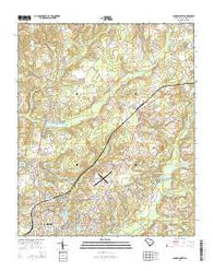 Camden North South Carolina Current topographic map, 1:24000 scale, 7.5 X 7.5 Minute, Year 2014