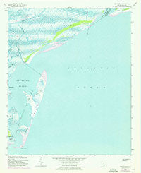 Cape Romain South Carolina Historical topographic map, 1:24000 scale, 7.5 X 7.5 Minute, Year 1942