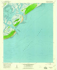 Capers Inlet South Carolina Historical topographic map, 1:24000 scale, 7.5 X 7.5 Minute, Year 1959
