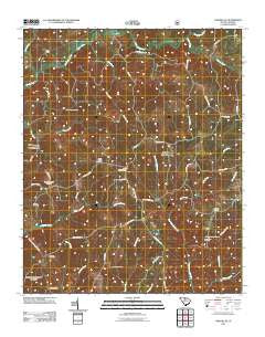 Carlisle SE South Carolina Historical topographic map, 1:24000 scale, 7.5 X 7.5 Minute, Year 2011