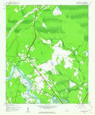 Carvers Bay South Carolina Historical topographic map, 1:24000 scale, 7.5 X 7.5 Minute, Year 1943
