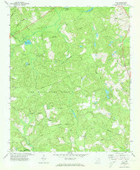 Cash South Carolina Historical topographic map, 1:24000 scale, 7.5 X 7.5 Minute, Year 1972