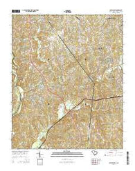 Catawba NE South Carolina Current topographic map, 1:24000 scale, 7.5 X 7.5 Minute, Year 2014