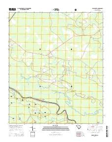 Cedar Creek South Carolina Current topographic map, 1:24000 scale, 7.5 X 7.5 Minute, Year 2014