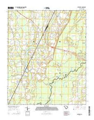 Centenary South Carolina Current topographic map, 1:24000 scale, 7.5 X 7.5 Minute, Year 2014