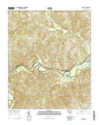 Chappells South Carolina Current topographic map, 1:24000 scale, 7.5 X 7.5 Minute, Year 2014