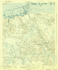 Chicora South Carolina Historical topographic map, 1:62500 scale, 15 X 15 Minute, Year 1921