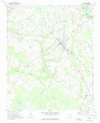 Clio South Carolina Historical topographic map, 1:24000 scale, 7.5 X 7.5 Minute, Year 1972