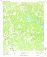 Cokesbury South Carolina Historical topographic map, 1:24000 scale, 7.5 X 7.5 Minute, Year 1971