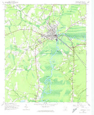 Conway South Carolina Historical topographic map, 1:24000 scale, 7.5 X 7.5 Minute, Year 1943