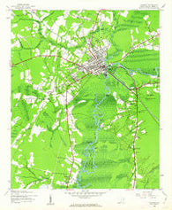 Conway South Carolina Historical topographic map, 1:24000 scale, 7.5 X 7.5 Minute, Year 1943