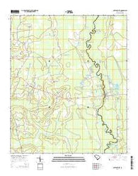 Cottageville South Carolina Current topographic map, 1:24000 scale, 7.5 X 7.5 Minute, Year 2014