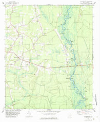 Cottageville South Carolina Historical topographic map, 1:24000 scale, 7.5 X 7.5 Minute, Year 1980