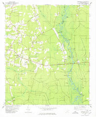 Cottageville South Carolina Historical topographic map, 1:24000 scale, 7.5 X 7.5 Minute, Year 1980