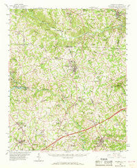 Cowpens South Carolina Historical topographic map, 1:62500 scale, 15 X 15 Minute, Year 1959