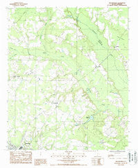 Crocketville South Carolina Historical topographic map, 1:24000 scale, 7.5 X 7.5 Minute, Year 1988