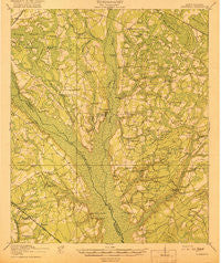 Cummings South Carolina Historical topographic map, 1:62500 scale, 15 X 15 Minute, Year 1919