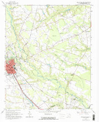 Darlington East South Carolina Historical topographic map, 1:24000 scale, 7.5 X 7.5 Minute, Year 1963