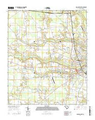 Darlington West South Carolina Current topographic map, 1:24000 scale, 7.5 X 7.5 Minute, Year 2014