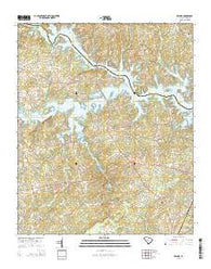 Delmar South Carolina Current topographic map, 1:24000 scale, 7.5 X 7.5 Minute, Year 2014
