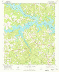 Delmar South Carolina Historical topographic map, 1:24000 scale, 7.5 X 7.5 Minute, Year 1970