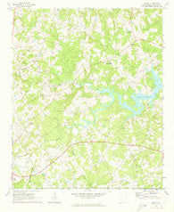 Denny South Carolina Historical topographic map, 1:24000 scale, 7.5 X 7.5 Minute, Year 1971