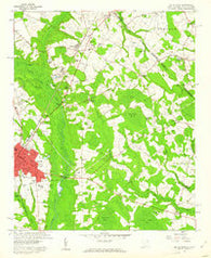 Dillon East South Carolina Historical topographic map, 1:24000 scale, 7.5 X 7.5 Minute, Year 1960