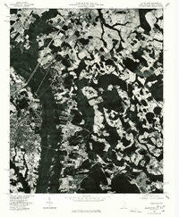 Dillon East South Carolina Historical topographic map, 1:24000 scale, 7.5 X 7.5 Minute, Year 1976